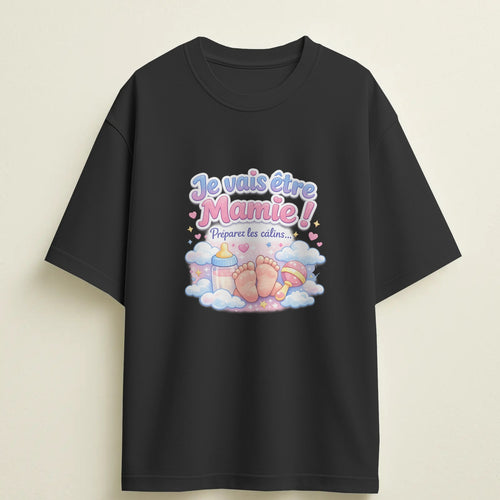 T-shirt "Je vais être Mamie !" – Cadeau original