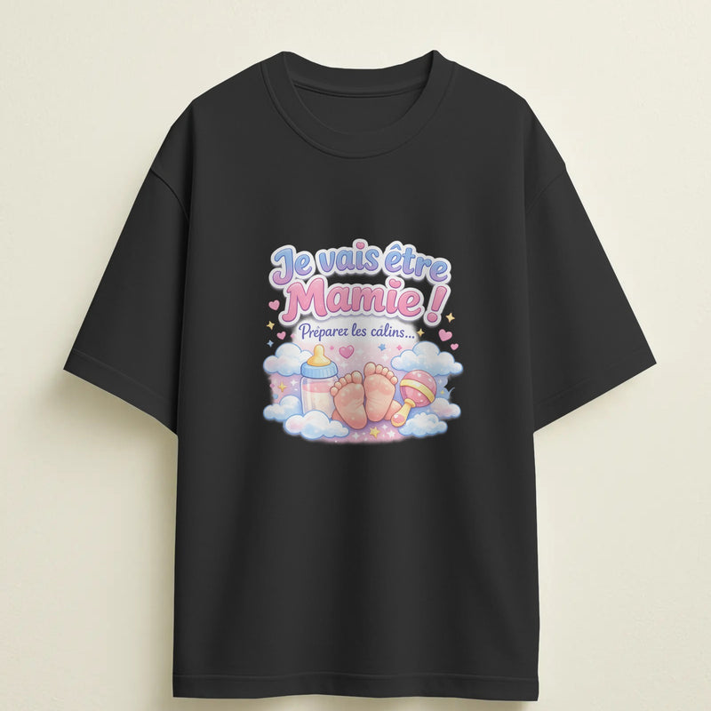 T-shirt "Je vais être Mamie !" – Cadeau original