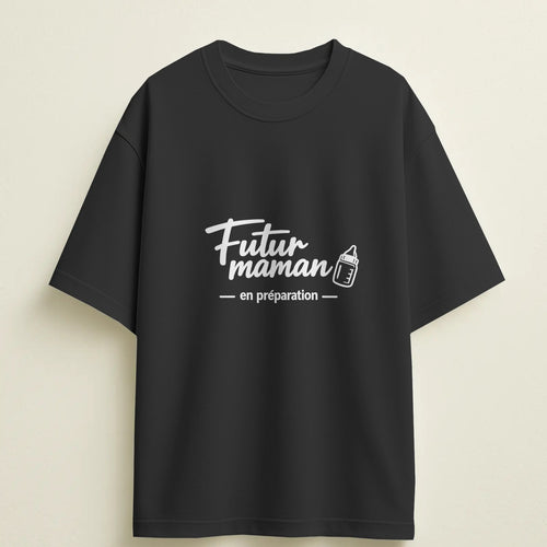 T-shirt "Futur maman, en préparation" – Cadeau original