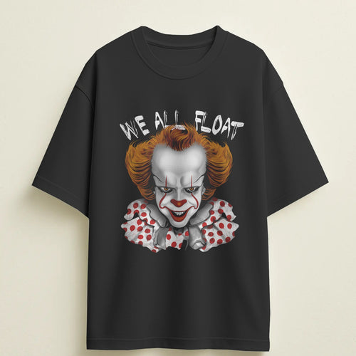 T-shirt Clown Horreur "We All Float" – Cadeau original film & frisson